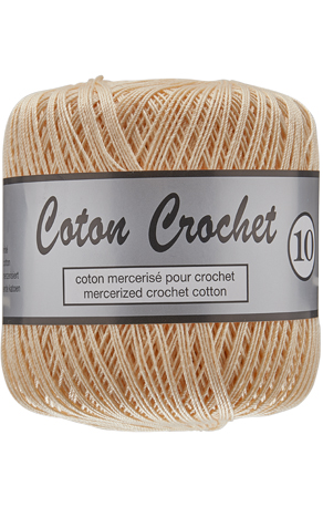 Lammy Yarns Coton Crochet 10 Huidkleur 218